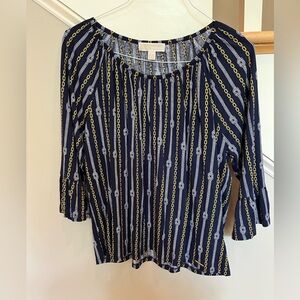 Brand new Michael Kors 3/4 sleeve top